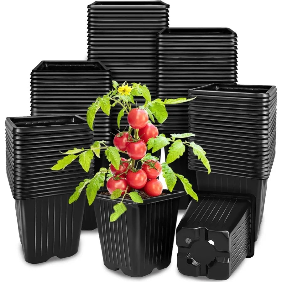 100Pcs Square Plant… - image