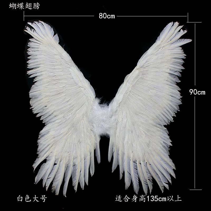 

White Feather Angel Wings Butterfly