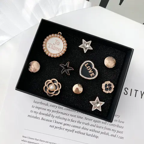 12 पीस चमकदार ABS पर्ल डायमंड स्टार मल्टीलेयर्ड फ्लावर चेन पेंडेंट डिटैचेबल शू चार्म्स CROCS क्लॉग्स सैंडल बैग के लिए उपयुक्त 6 best sales क्रॉक्स गिबिट्स - №1