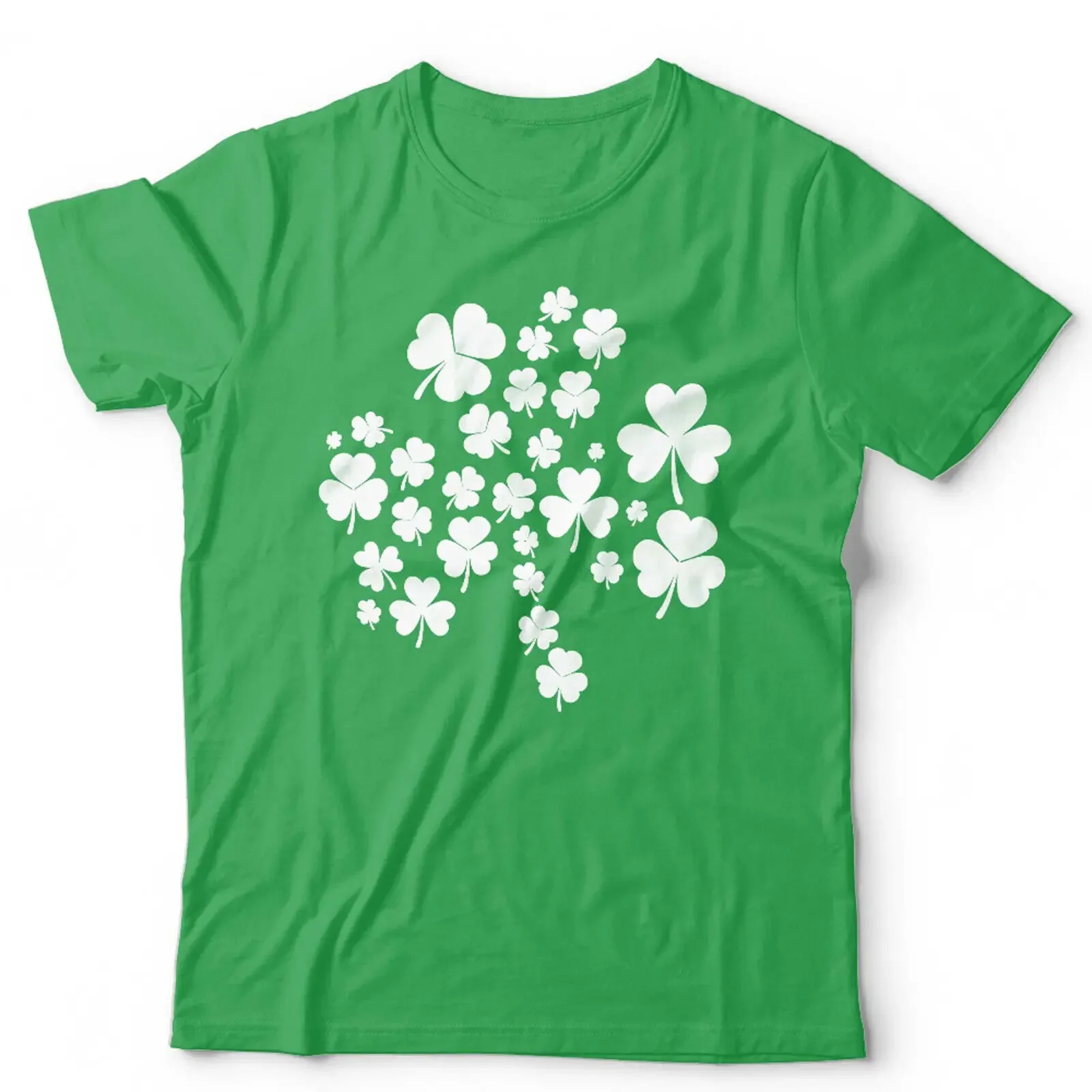Shamrock St Patricks Day Tshirt Unisex & Kids Irish Ireland Paddy Clover