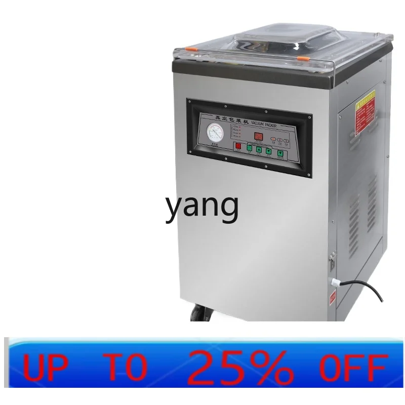 

LTT Double Chamber Groove Vacuum Machine Automatic Wet and Dry Large Commercial Vacuum Food Packaging Machine