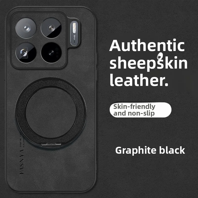 เคสโทรศัพท์หนัง PU ลายหนังแกะ  - Kickstand Adjustable บทวิจารณ์และราคา