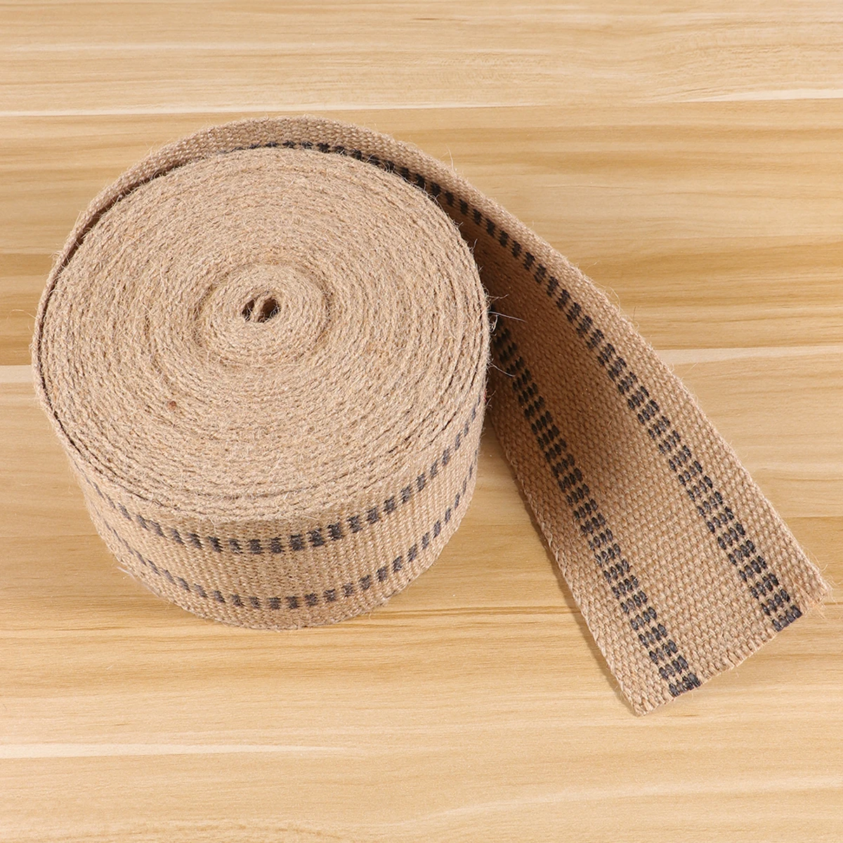 

Jute Braided Ribbon for Wrapping Hessian Fabric Rustic Decor DIY Crafts Supplies Gift Packing Flowers Furniture Accessories