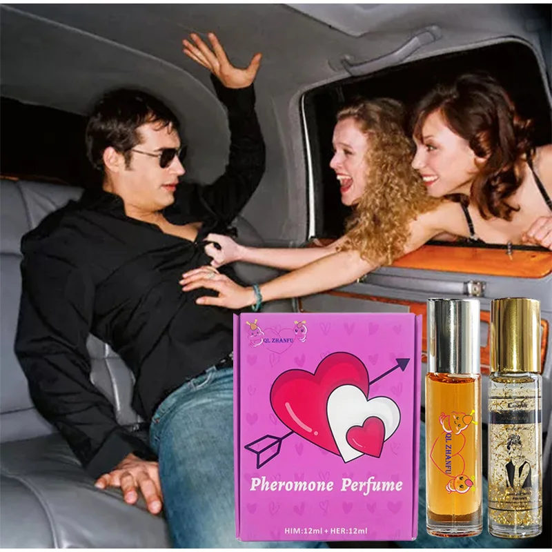 

Сексуальный парфюмерный набор для мужчин и женщин, долговечный парфюм с феромонами и золотой фольгой, легкий аромат, соблазнительный его, ее туалетный спрей