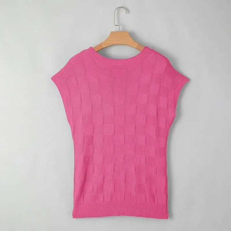 

Men's Knitted Sweater Summer Women's Cap Sve Furry Ba Cross-Border New Sle Collar Nine-Sve Coolmax Fiber