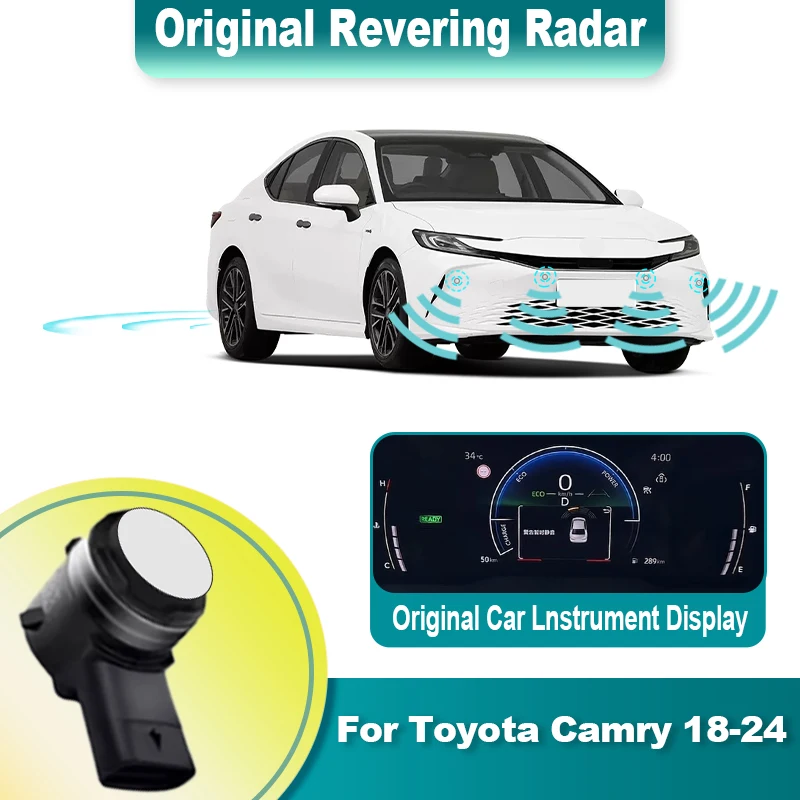 Car Original Sensors Assistance Backup Radar Buzzer System Rear Front Bumper For Toyota Camry 2018 2019 2020 2021 2022 2023 2024