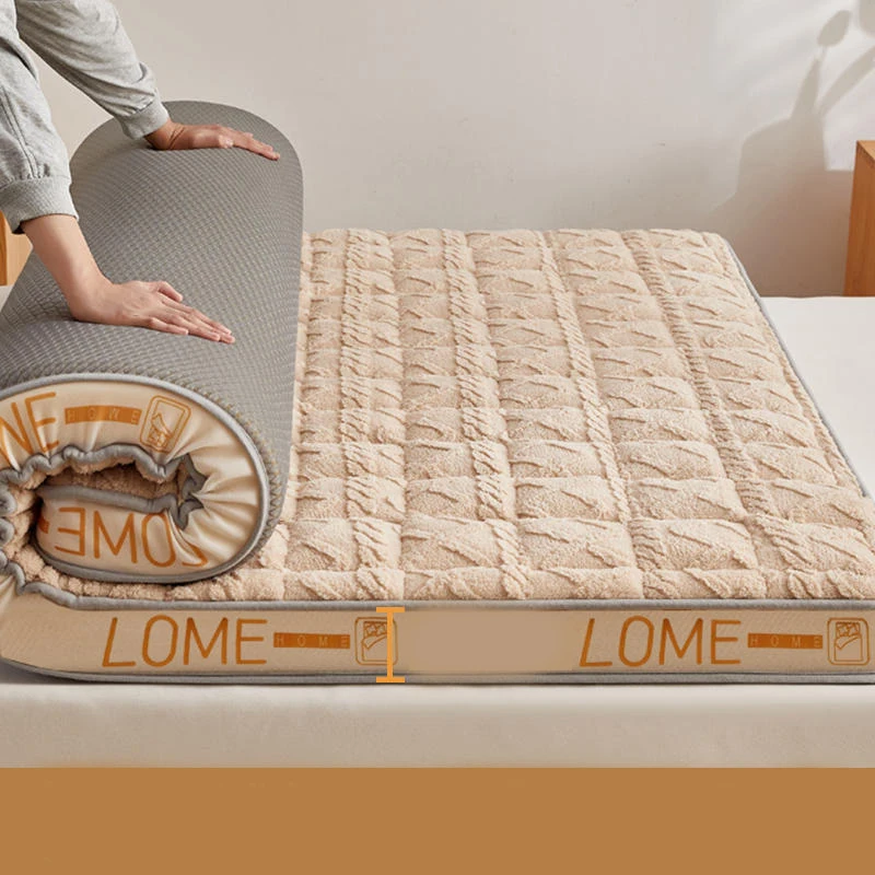 Thickened mattress Home cushioned bedroom dormitory student single thickened winter tatami mat for rent room special mattress