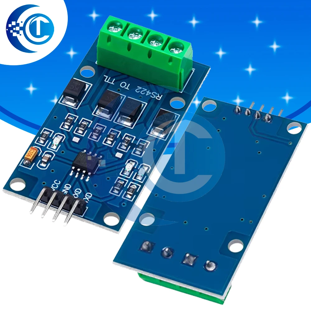 Bidirectional MAX490 RS422 to TTL Transceiver - Industrial-Grade Full-Duplex Communication Module