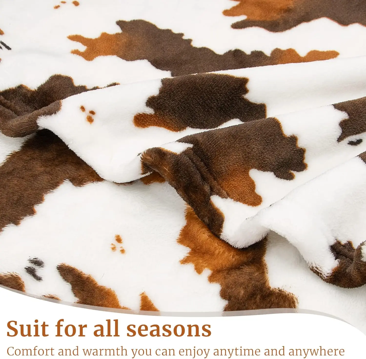 Blankets & Throws King Size Soft Fleece Blanket Throw Cozy Blanket For Bed Throw 108X90 Inches