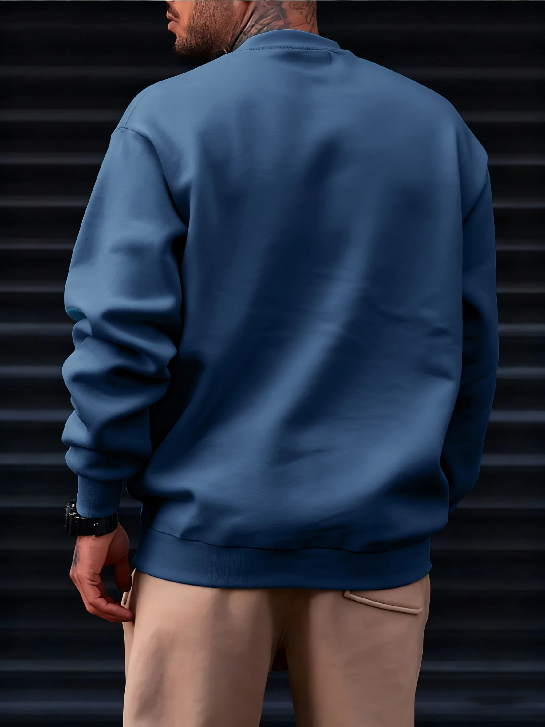 فنلندا العلم يطبع بلوزات رجالي الخريف الصوف الدافئة الركض هوديس عادية فضفاض Crewneck ملابس رياضية ملابس رياضية الذكور #2