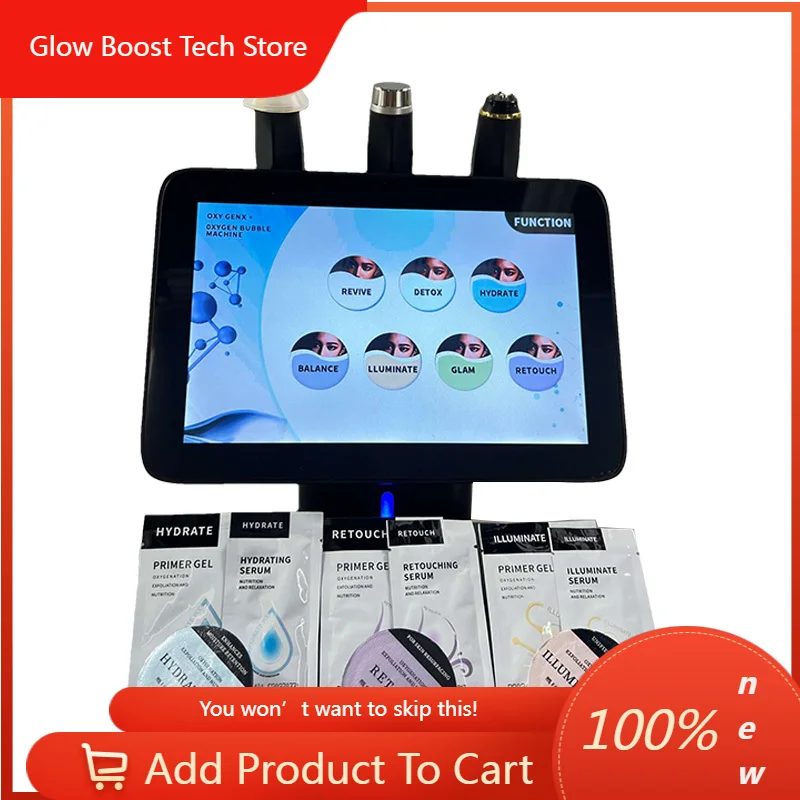 

NYNew Technique 3 In 1 Oxygen Bubble Machine Hot Sale Facial Whitening Wrinkle Removal Skin Care CO2 Oxygen Beauty Machine