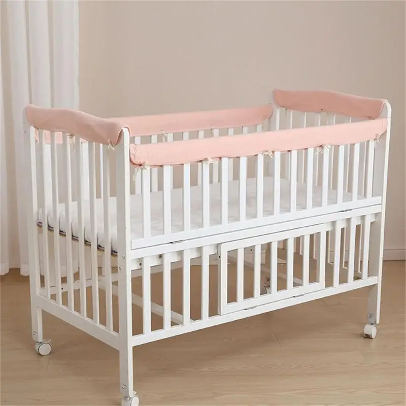 Baby Bed SoftEdge Protector Baby Crib Cover Protector Set Wrapped Cover Crib Guard Anti-Collision Strip