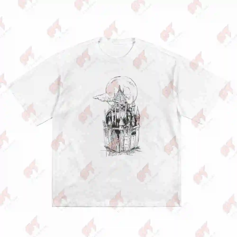 Lil Peep Lil Tracy Castles Gothic Rap Short Sleeve Tee 100% Cotton T-Shirt