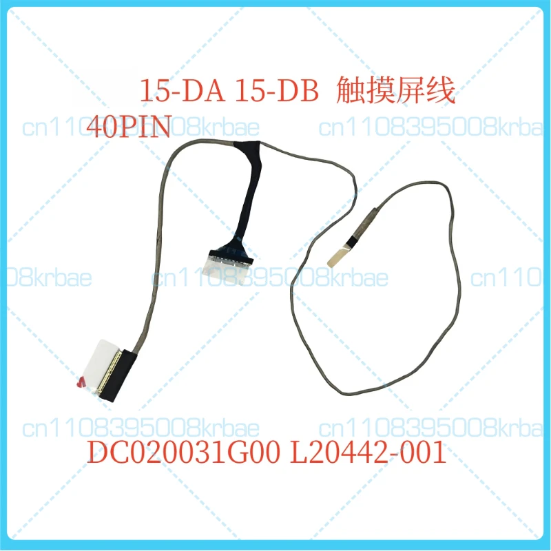 New original Suitable for HP 15-DA, 15-DB models. Touchscreen cable 40PIN, DC020031G0