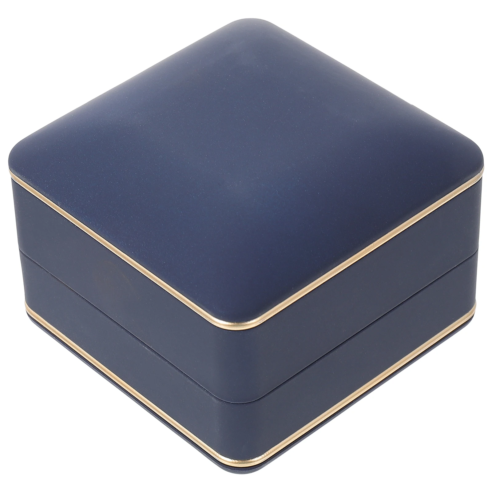 

LED Lighted Ring Box Premium Material Elegant Design Bright Light Jewelry ganizer Proposal Wedding Shape