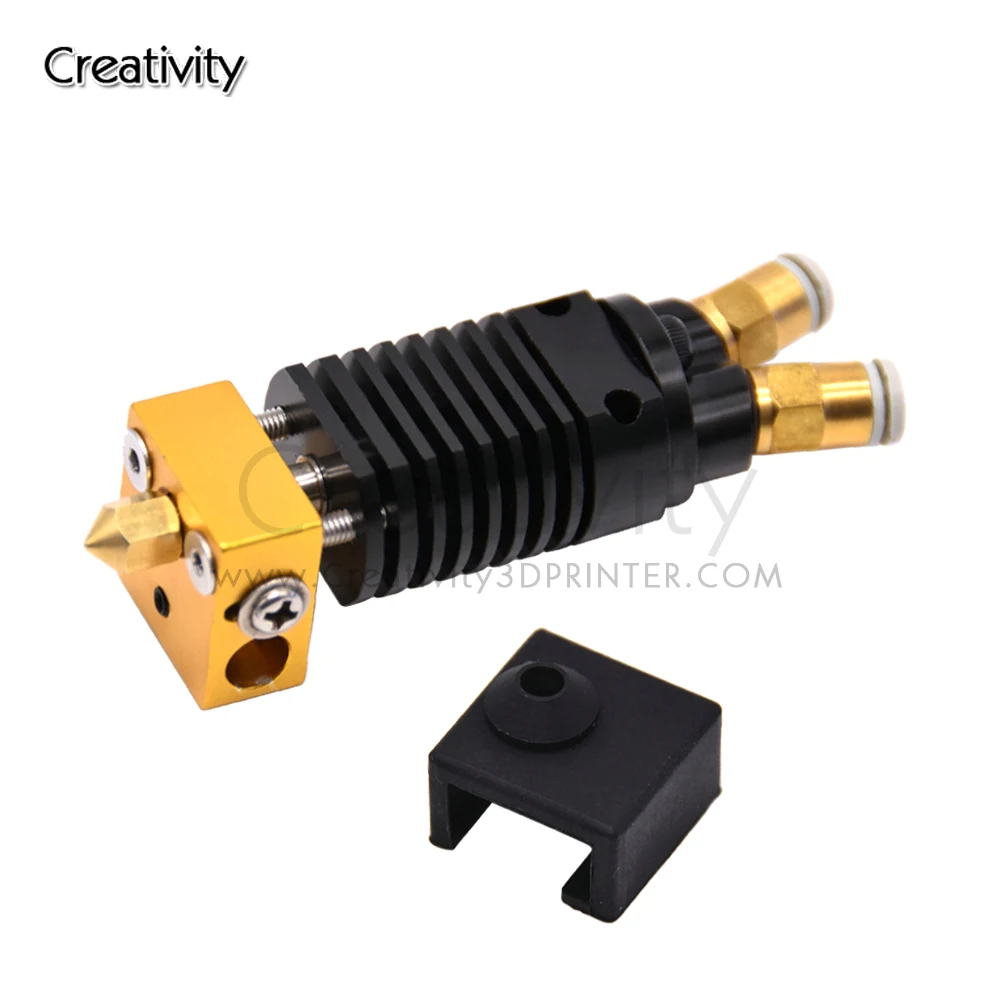 2 in 1 out Dual Farbe Hotend Extruder MK8 Extruder mit Blatt Metall Extruder für Ender-3 CR-10 3D Drucker Teile