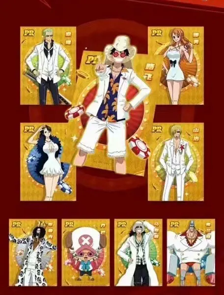 LONGKA-One Piece Rare Character Cards, Luffy Card, Diamond Metal Card, Brinquedo Infantil, Blind Box, Mesa de Jantar Presentes, Atacado