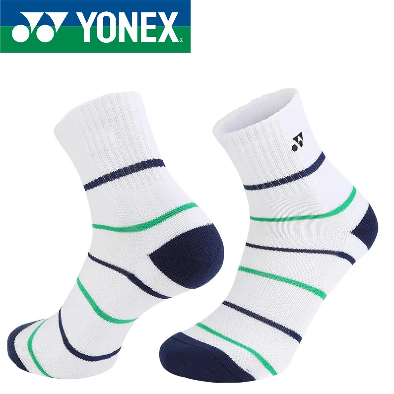 New YONEX Sports Running Socks Men Women Cycling Colorful Stripes Bike Fitness Socks Badminton Yoga Breathable Socks 1/3 Pair