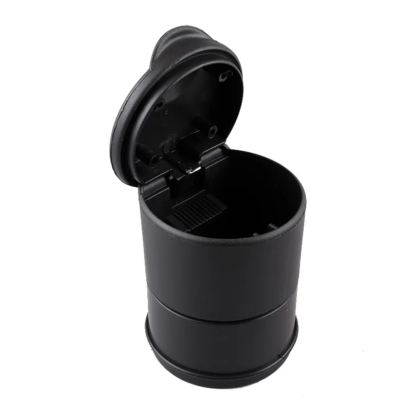 Black Car Ashtray Garbage Coin Storage Cup Container Cigar Ash Tray Car Styling Universal Size Plastic Trash Garbage Bin