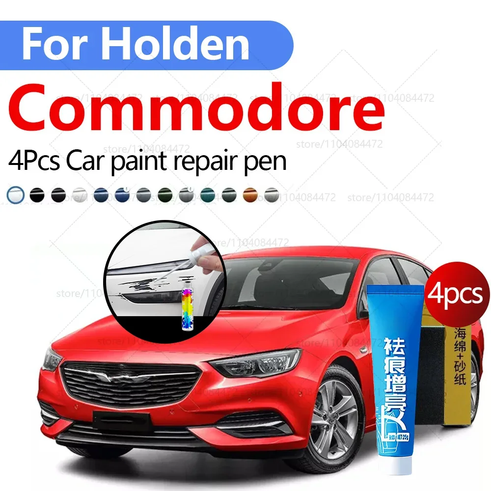 

Ручка для ремонта автомобильной краски для Holden Commodore 1978-2020 гг., аксессуары для ремонта царапин, 4 шт., зеленый, белый, серый, синий, серебристый, черный