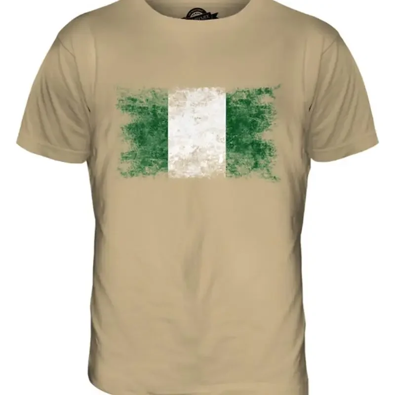 

NIGERIA VINTAGE FLAG MENS T SHIRT TEE SHIRT XS S M L XL 2XL 3XL 4XL 5XL