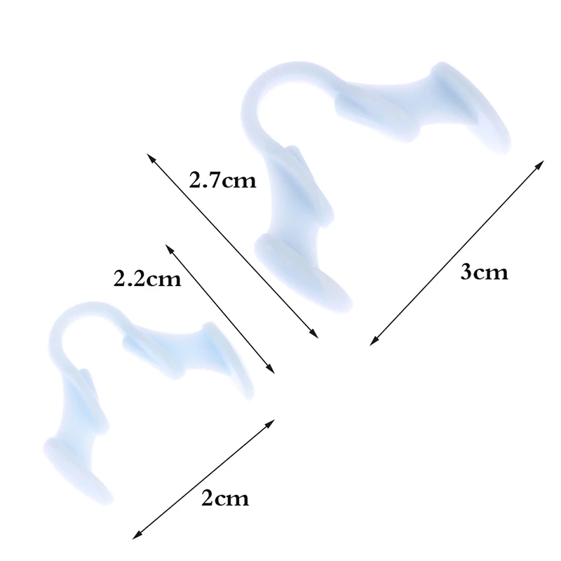 مشبك أنف من السيليكون لمكافحة الشخير ، أداة الوقاية من الشخير ، جهاز مكافحة الشخير للنساء ، مصحح الإزالة ، 1 VA