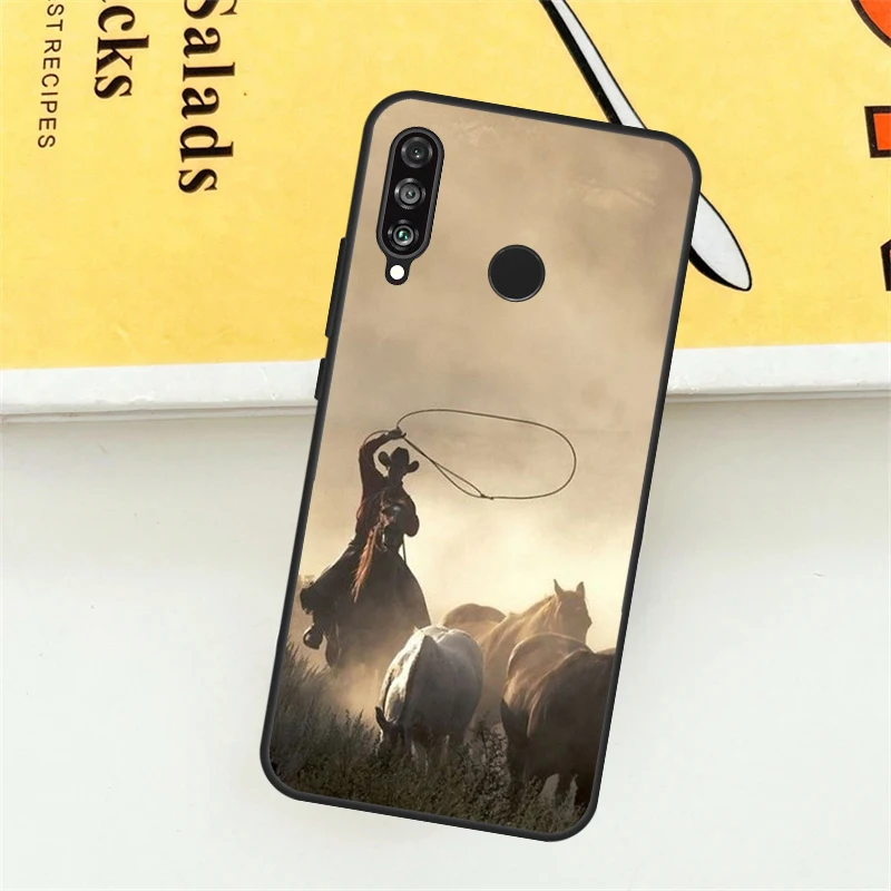 Rodeo كاوبوي لاسو لهواوي نوفا 9 10 SE 7i 8i 11i 12i 12s Y73 Y72 Y61 Y91 Y90 Y70 P30 P40 Lite Y60 Pro Case