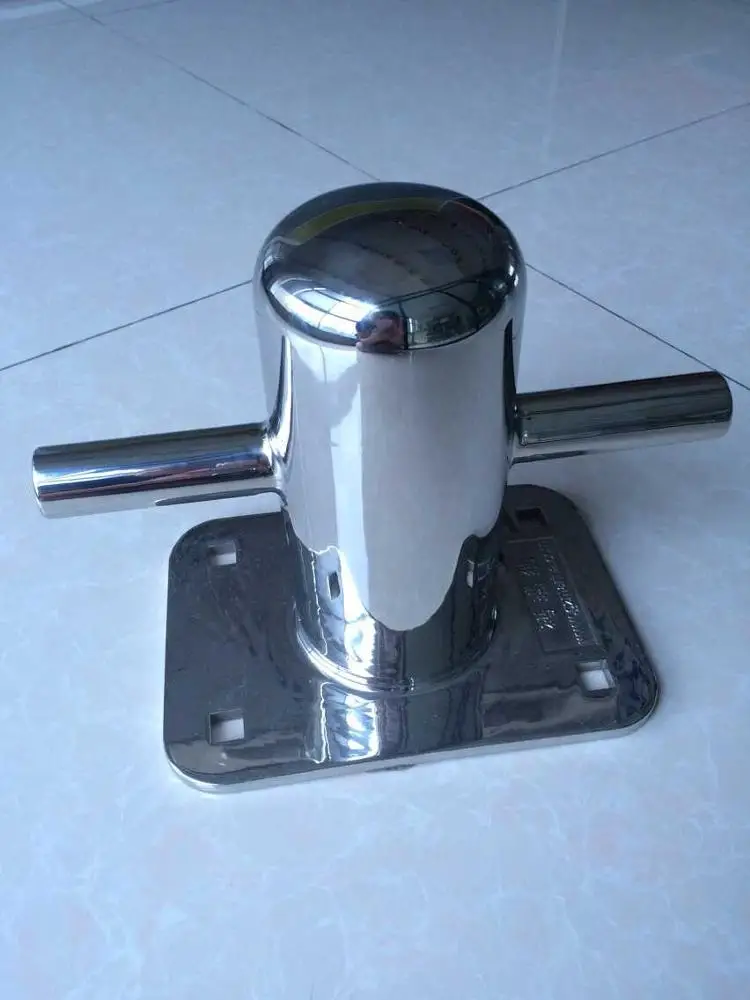 Hardware Steel Boat Dock Cleat for Boat Mooring High Polished Surface Customizable Size & Shape China Origin
