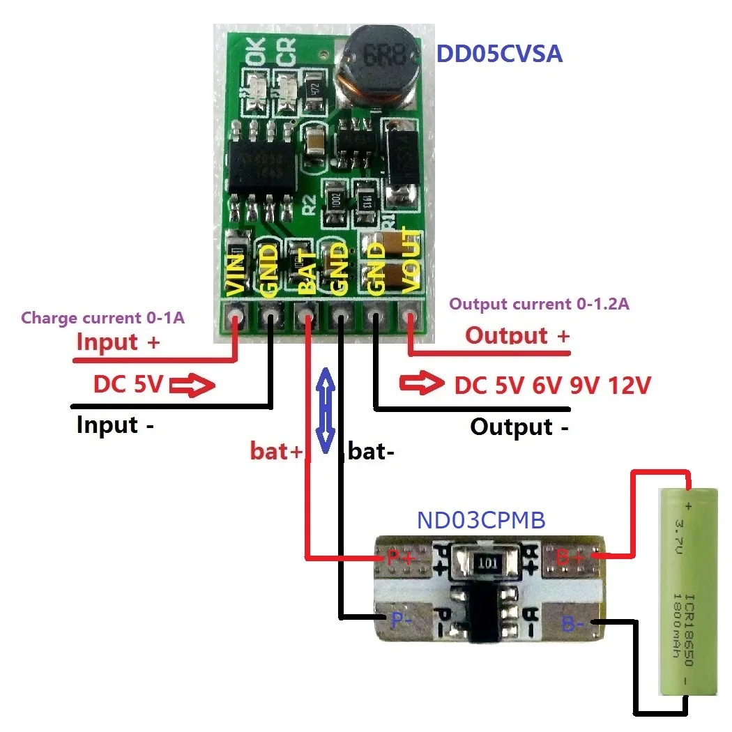 Ultra Small Single-Cell Li-Ion Li-Polymer Batteries Over Charge Discharge Overcurrent Protection Module