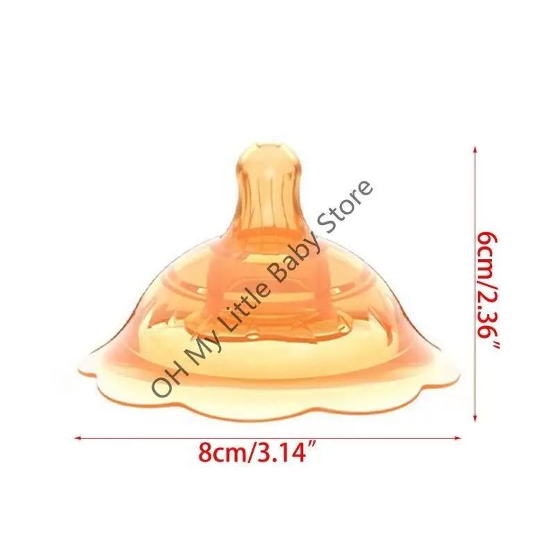 غطاء الحلمة M76C للنساء المرضعات للأمهات المرضعات لحماية الحلمات المقلوبة والمساعدة في صعوبات المزلاج #6