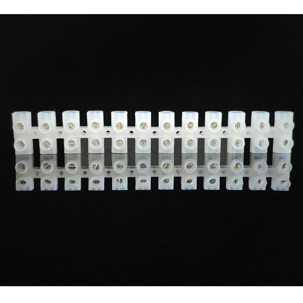 electric connector strip Wire connector Barrier Electirc Strip Block Terminal Plastic Screw terminal block connector