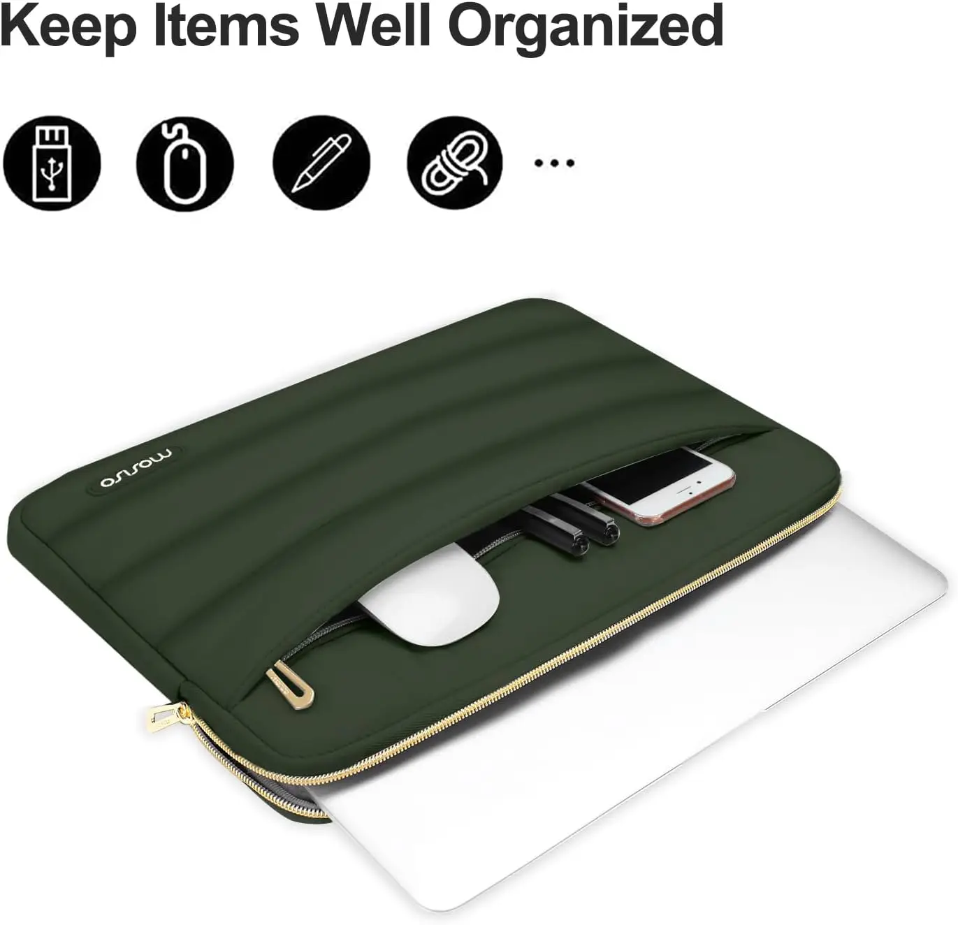 Laptop Case 14 inch,Sleeve Carrying Compatible with HP Lenovo Dell ASUS Acer, HP Stream, Dell Latitude, Polyester Horizontal Bag
