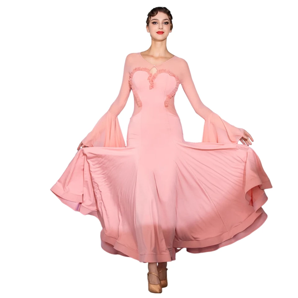 

Waltz Ballroom Dancing Dress Women New Summer Design Standard Ballroom Skirt Lady's Ballroom Competition Dance Dresses