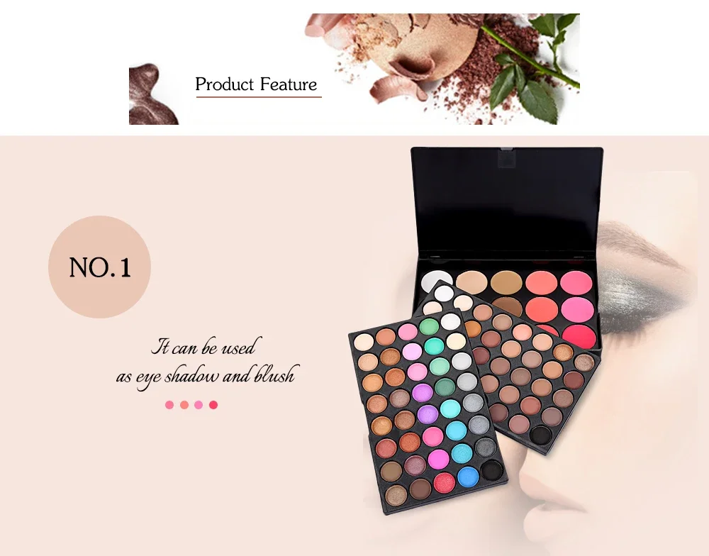 Pro All in One Makeup Gift Kit Set Box Full Women Waterproof Eyeshadow Pallete Make Up Eye Shadow Blush Bronzer Contour Palette