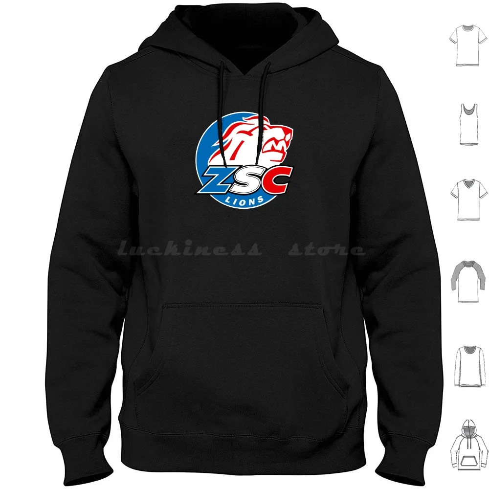 

Zsc Lions Swiss Ice Hockey Sports Fans Zürich Switzerland Hoodie cotton Long Sleeve Zsc Lions Swiss Ice Hockey Sports