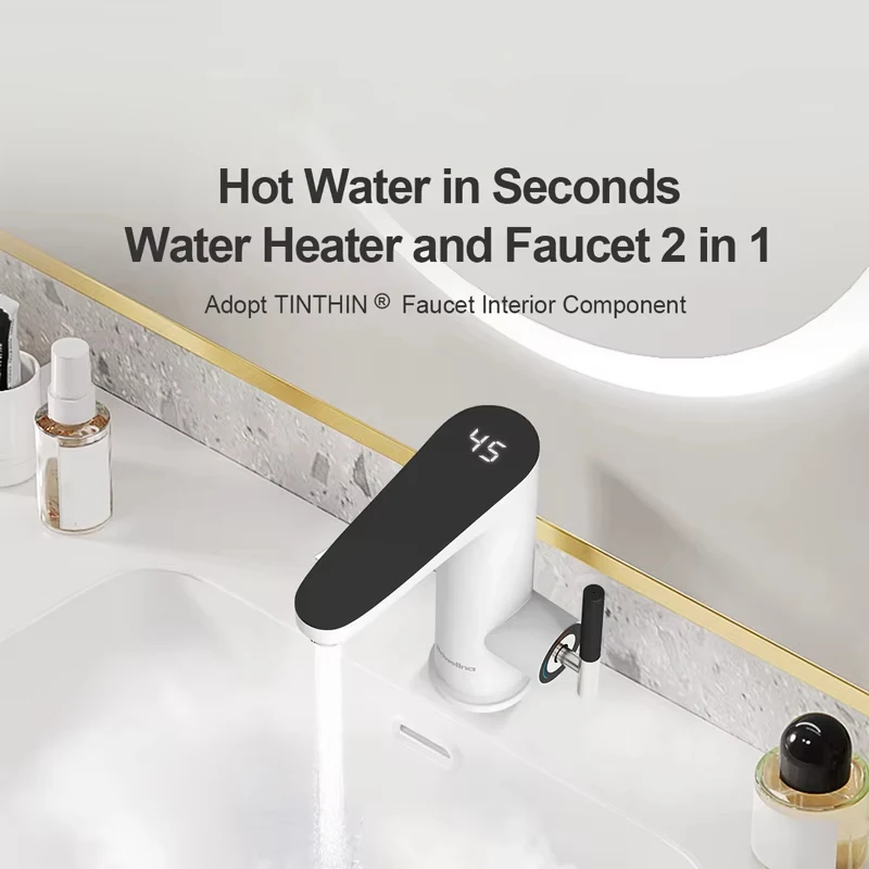 

3200W Electric Water Heater 220V Kitchen Faucet Tankless Geysers Faucet Heater Heating Tap Instantaneous Heaters Robinet