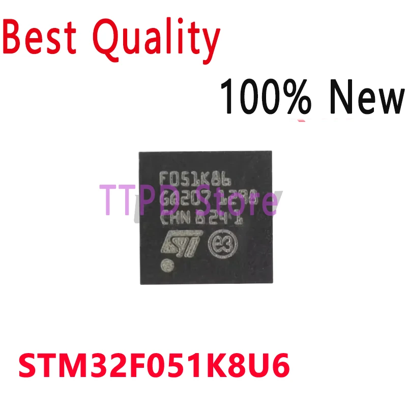 5-10/PCS New Original STM32F051K8U6 F051K8U6 QFN32 32-bit Microcontroller Chip In Stock