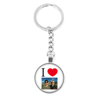 Classic Movie Zero Day Keychain Cal Robertson Glass Dome Pendant Cabochon Keychain Funny Meme Jewelry Fans Gifts Collect