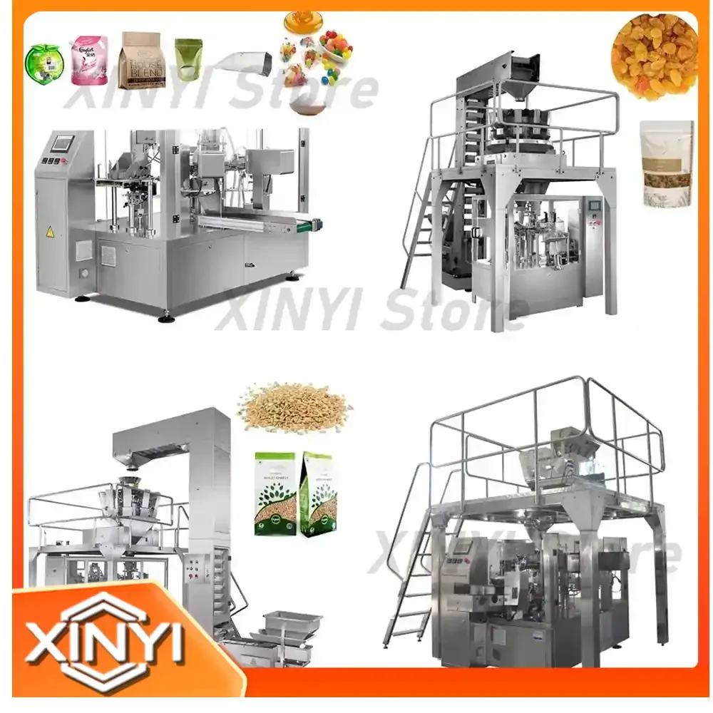 Indian Automatic Filling and Sealing Machine for Ready Made Pouches for Powder Liquid Granule Packaging Equipment for