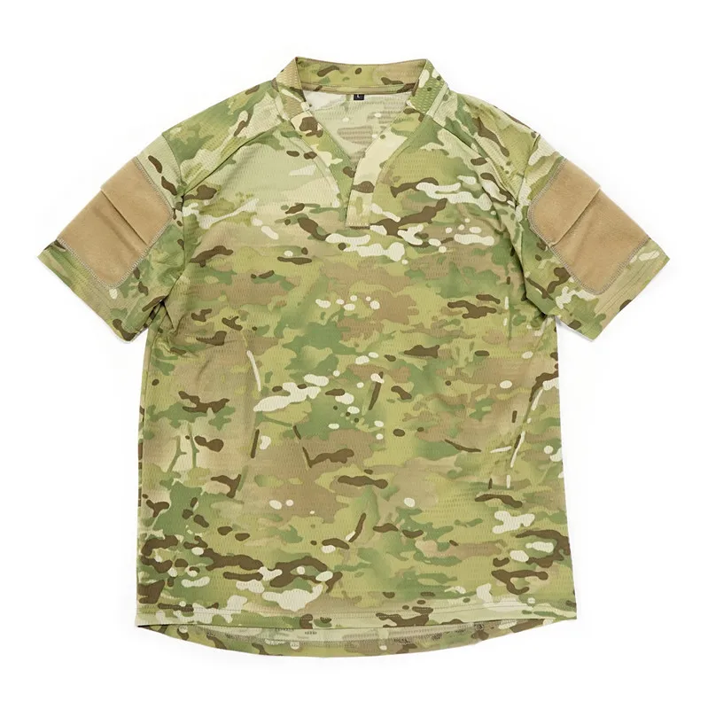 Velocity Style Rugby Shirt Quick Dry Tactical Short Sleeve T-shirt CAG Love