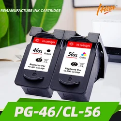 Hicor Remanufactured Ink Cartridge PG46 Black CL56 Color for E204 E304 E404 EE464 E484 E474 E414 E3140 E4240