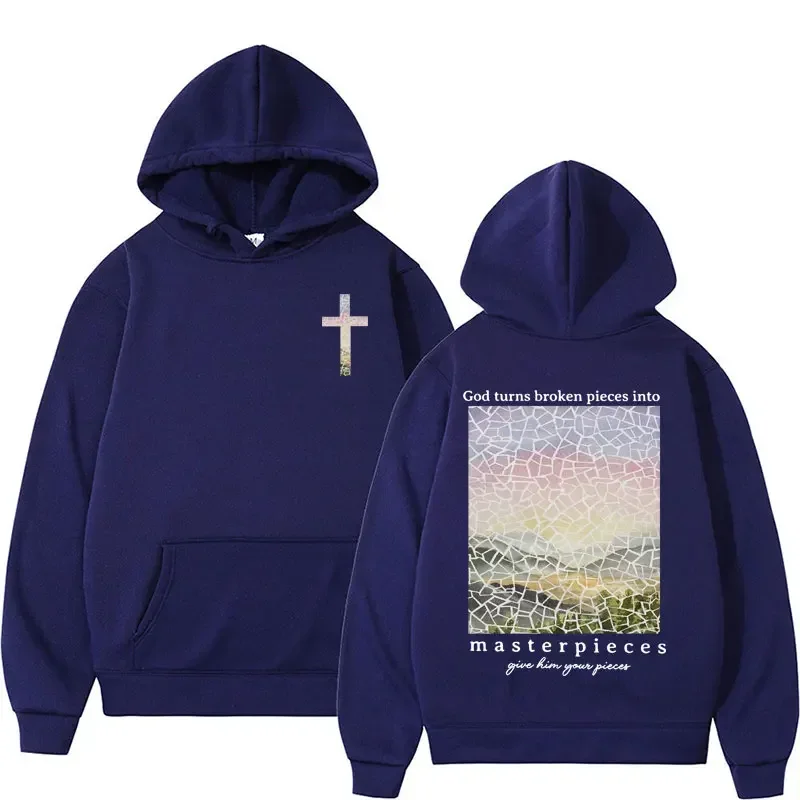 Customization Bible Verse Christian Hoodies Religious Gift Jesus Apparel Hoodie For Men Women's Harajuku Gothic Pullover Sweatsh