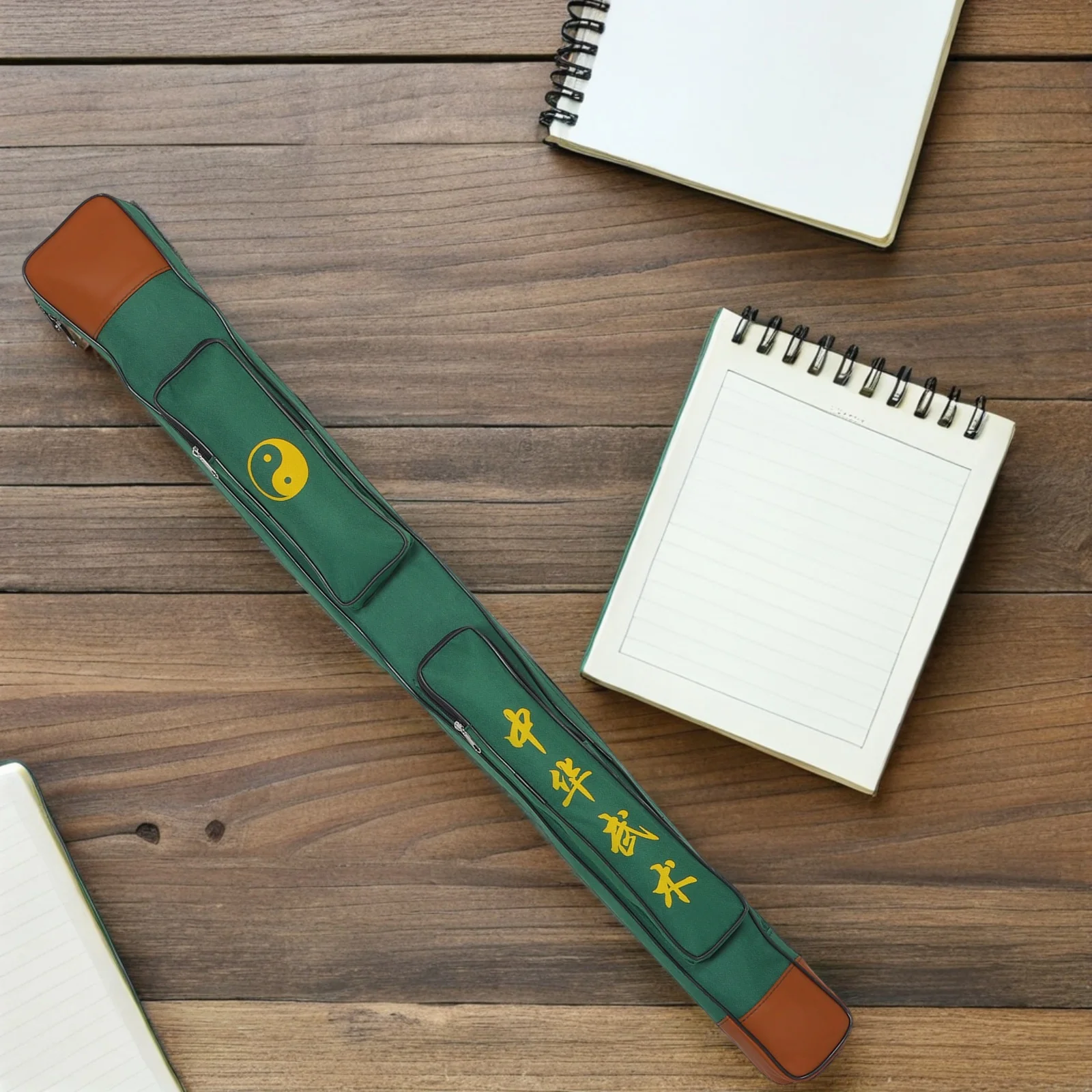 

Martial Arts Sword Bag Bamboo Case Protection Cloth Double Zipper Canvas Carrying for