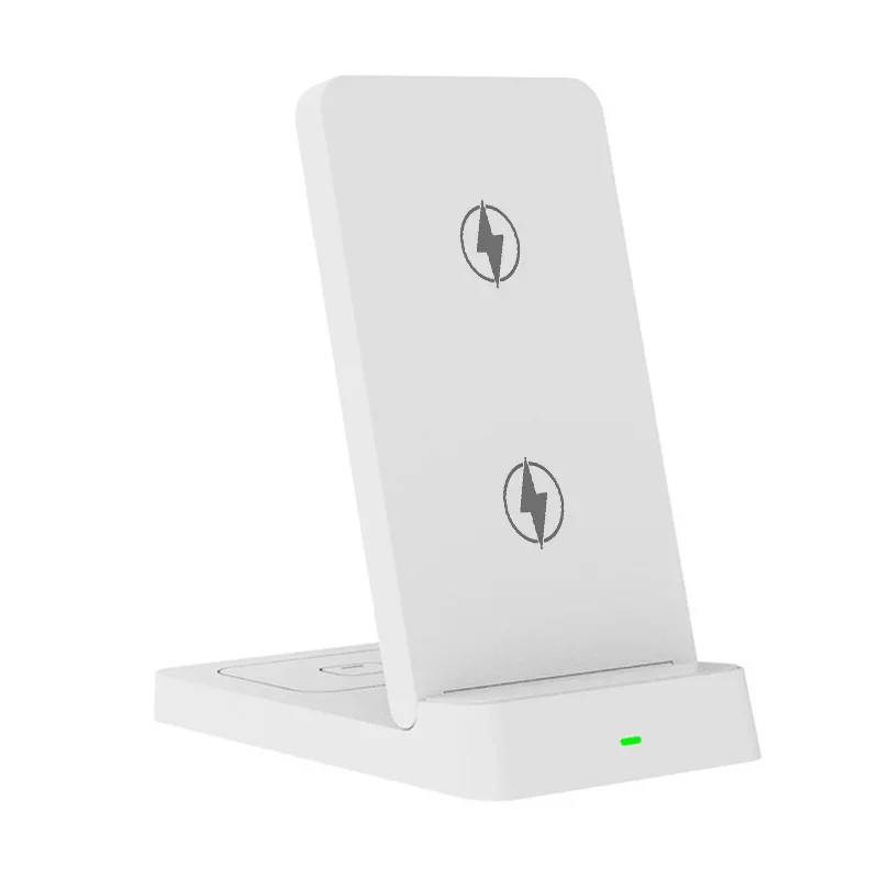 Dual-Coil 2-in-1 Faltbares Kabelloses Ladegerät Telefonhalter für iPhone 17 16 15 14 13 12 Xiaomi Airpods 2 Pro4/3 Schnellladeständer – Detail 7