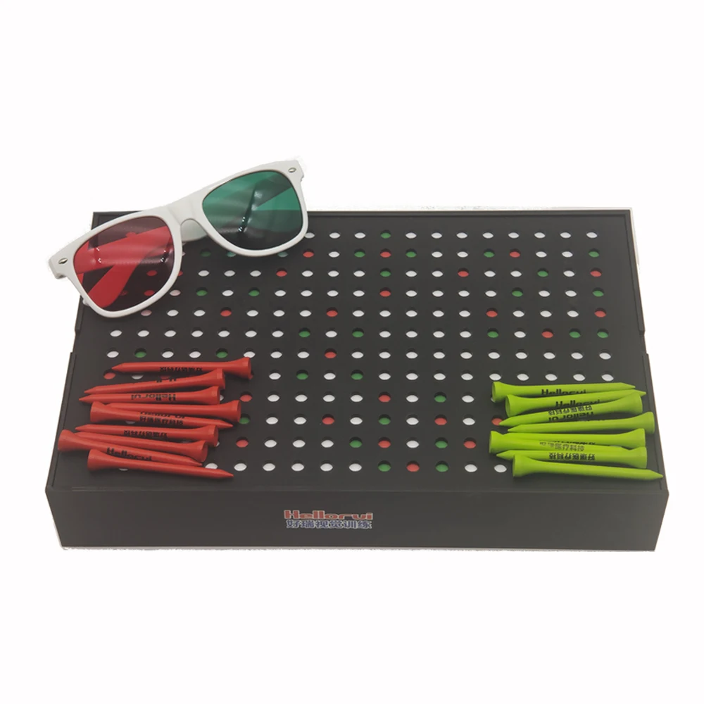 2026 - Chris's Game Anti-Suppression Training Board Fine Desuppression Trainer for Vision Therapy with Pegboard & Colored Pegs
