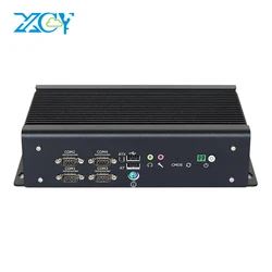 Mini PC industriale senza ventola i7 1165 g7 6x DB9 RS232/422/485 2x GbE LAN GPIO HDMI VGA 6x supporto USB wi-fi 4G LTE Windows Linux