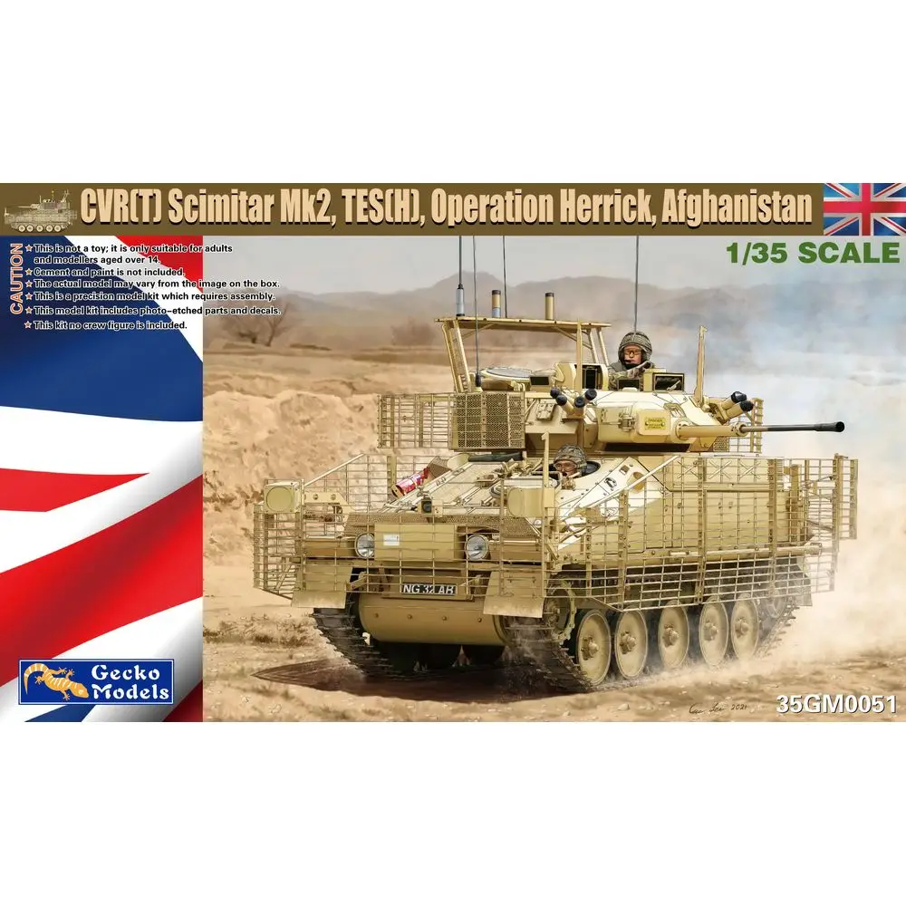 

Gecko Models 35GM0051 1/35 CVR(T) Scimitar Mk2, TES(H), Operation Herrick, Afghanistan - Scale Model Kit