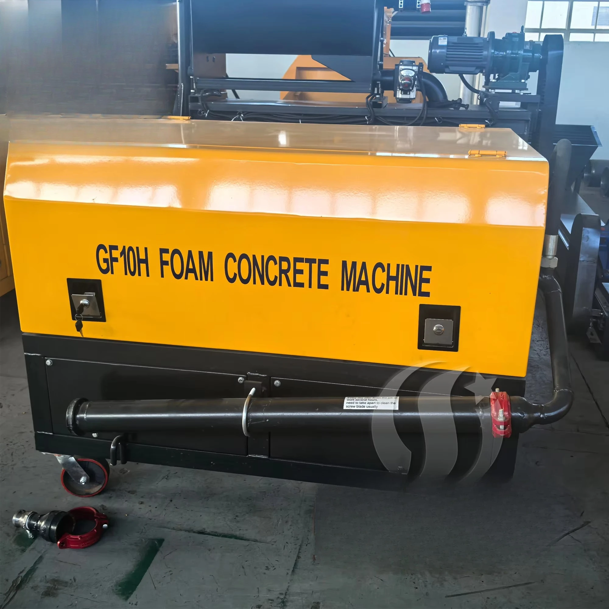 Low cost lightweight foam concrete block machine construction site foam brick machine