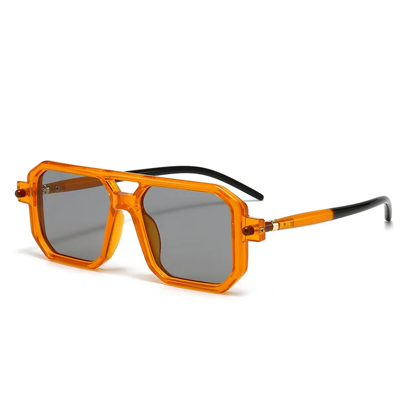 Polygon Sunglasses Rectangle Fashion Popular Women Men Shades Square Sun Glasses for Female Male Summer Traveling Glasses