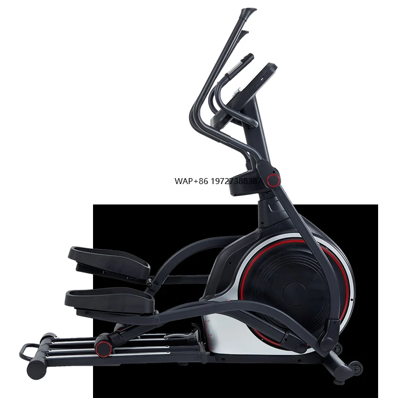 

K8745T Electric Indoor Fitness Commercial Home Use Body Building Stand-Up Magnetically Controlled Elliptical Trainer Bike